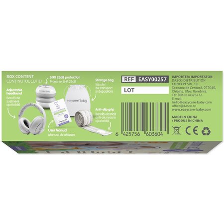 Casti antifonice pentru bebelusi si copii 0-4 ani Baby, 1 bucata, Easycare 725307