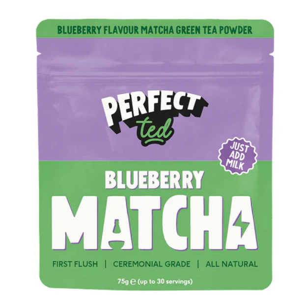 Matcha ceremoniala cu aroma de afine, 75 g, Perfect Ted