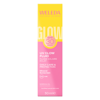 Fluid de fata cu protectie solara SPF 30 UV Glow, 30 ml, Weleda