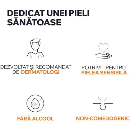 Fluid de fata ultra mat cu protectie solara SPF 50+ Bariesun, 50 ml, Uriage 725497