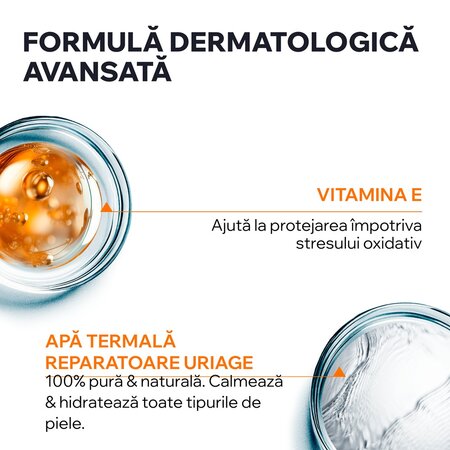 Lapte de fata pentru copii cu protectie solara SPF 50+ Bariesun, 100 ml, Uriage 725549