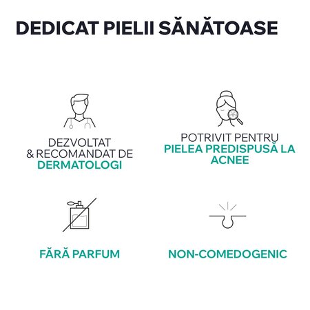 Crema pentru ten predispus la acnee cu protectie solara SPF 50+ Hyseac 3 Regul+, 50 ml, Uriage 725581