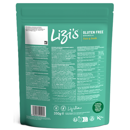 Granola fara gluten cu nuci si seminte, 350 g, Lizi's 726434