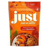 Granola cu nuci pecan si sirop de artar, 360 g, Just live a little