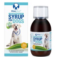 Sirop cu aloe, morcovi si miere pentru caini, 150 ml, Aloeplus