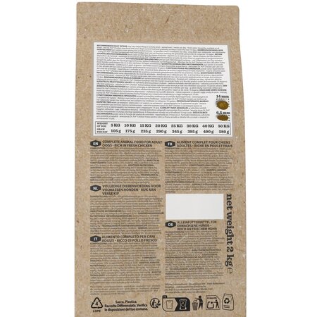 Hrana uscata cu pui pentru caini, 2 kg, Dr. Pol 726187