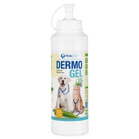 Gel calmant cu efect racoritor pentru caini si pisici Dermo, 200 ml, Aloeplus 726231
