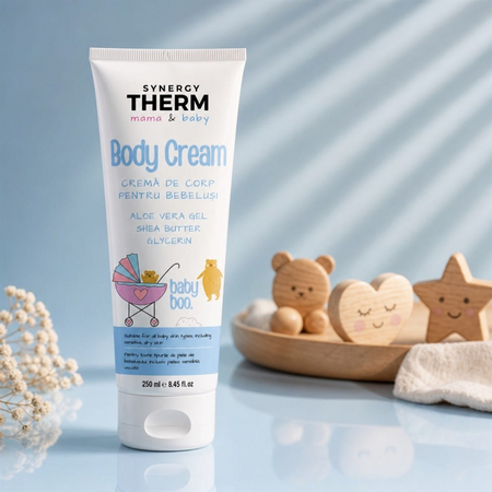 Crema de corp pentru bebelusi Mama & Baby, 250 ml, Synergy Therm 726452