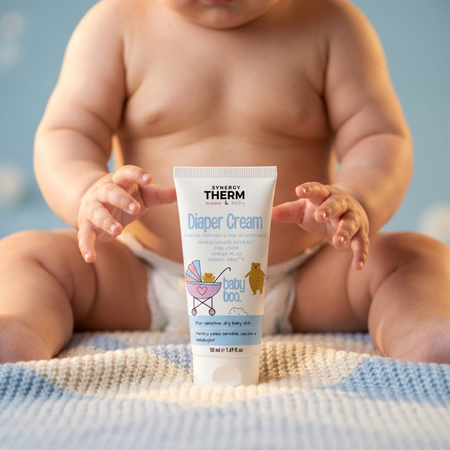 Crema pentru zona scutecului anti-iritatii Mama & Baby, 50 ml, Synergy Therm 726534