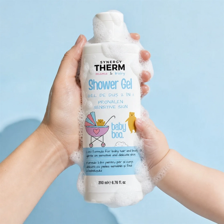 Gel de dus 2in1 pentru bebelusi Mama & Baby, 200 ml, Synergy Therm 726567