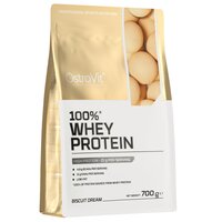 Pudra proteica din zer cu aroma de biscuiti, 700 g, OstroVit