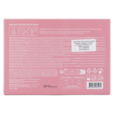 Ser de fata cu PDRN roz One Day, 10 fiole x 1.5 ml, Medicube 739149