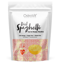 Paste din faina de konjac si morcovi Diet Spaghetti Carrot, 400 g, OstroVit