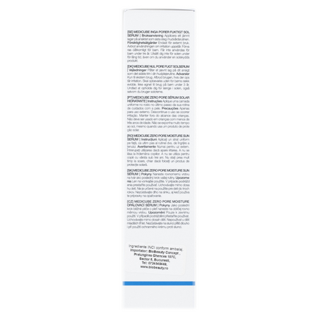 Ser de fata cu protectie solara SPF50+ PA++++ Zero Pore, 50 ml, Medicube 739175