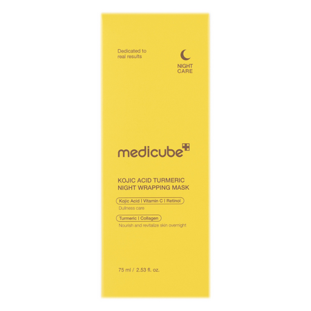 Masca de noapte cu acid kojic si turmeric, 75 ml, Medicube
