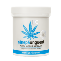 Unguent cu efect de racorire cu 5% ulei de canepa, 250 ml, Health Culture