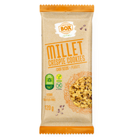 Biscuiti din mei cu alune si chia, 120 g, Box Vital