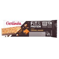 Baton proteic cu caramel si migdale Fit & Protein, 45 g, Gerlinea