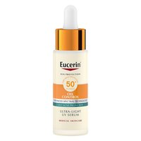 Ser cu efect matifiant si SPF 50+ Oil Control Ultra Light UV, 30 ml, Eucerin