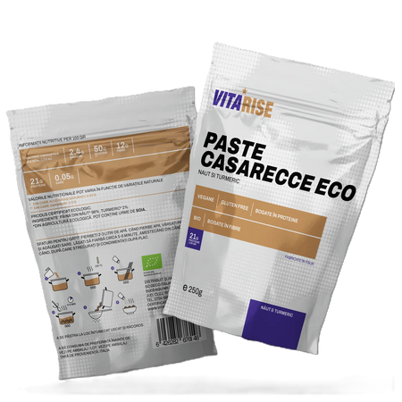Paste eco cu naut si turmeric Casarecce, 250 g, Vitarise 727569