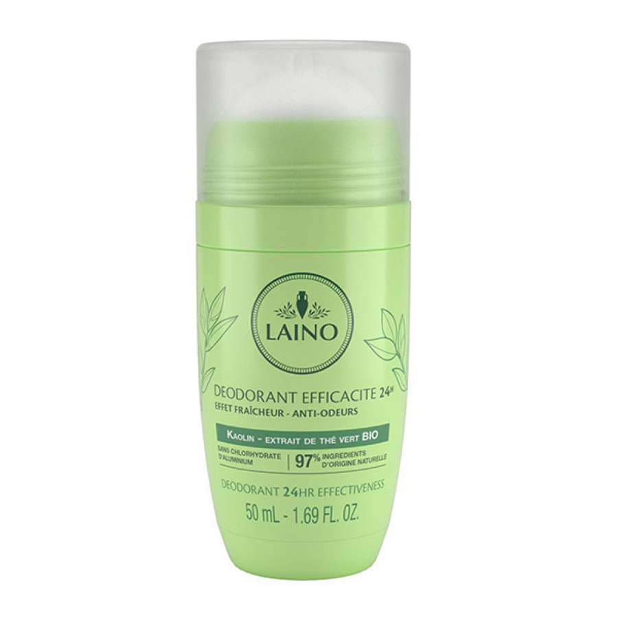 Deodorant roll-on 24h cu ceai verde, 50 ml, Laino