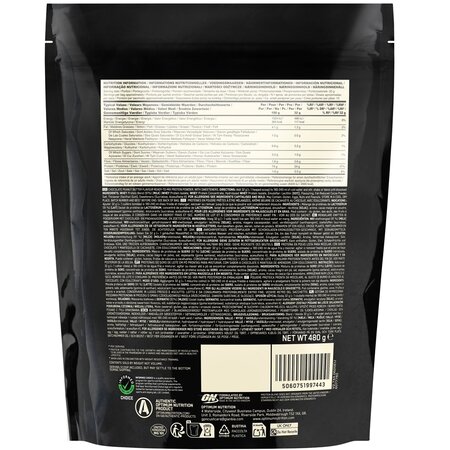 Pudra proteica din zer cu aroma de unt de arahide si ciocolata 100% Whey Gold Standard, 480 g, Optimum Nutrition 727826