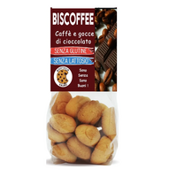 Biscuiti cu cafea si picaturi de ciocolata, fara gluten, 200 g, Biovicta