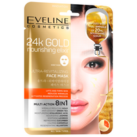 Masca faciala hranitoare cu aur 24K Gold Nourishing Elixir, 20 ml, Eveline Cosmetics