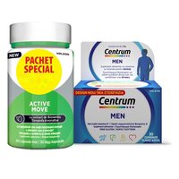 Pachet promo Centrum pentru barbati 30 comprimate + Centrum Active Move 30 capsule, Haleon