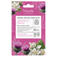 Masca de fata tip servetel Clarify&Blaze, 10 ml, Niyok