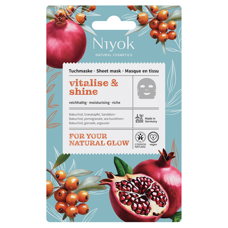 Masca de fata tip servetel Vitalise&Shine, 10 ml, Niyok