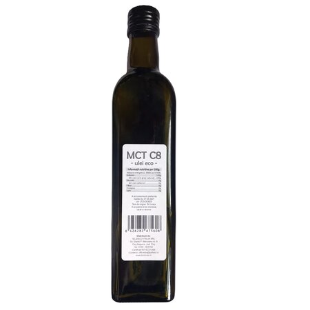 Ulei MCT C8 BIO, 500 ml, Deco Italia 728081