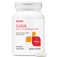 Acid gamma aminobutiric GABA, 90 capsule, GNC