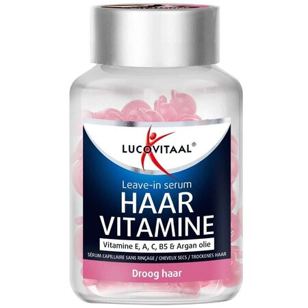 Ser leave-in cu vitamine pentru par uscat, 25 bucati, Lukovitaal