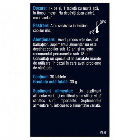 Testosteron, 30 tablete, Lucovitaal 729155