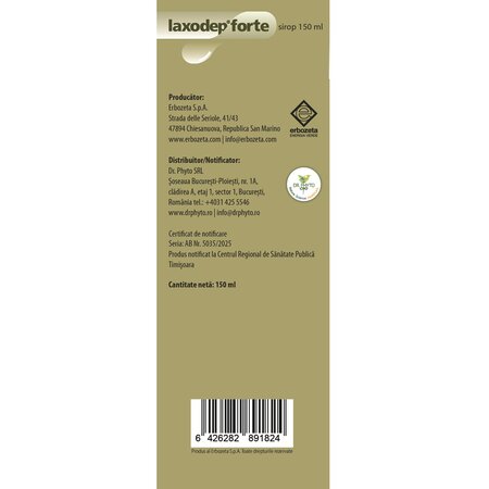 Sirop Laxodep Forte, 150 ml, Dr. Phyto 728216