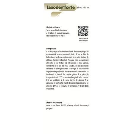 Sirop Laxodep Forte, 150 ml, Dr. Phyto 728217