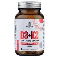 Vitamina D3 + Vitamina K2 2 in 1 Strong Complex, 30 capsule moi, Aronia Charlottenburg