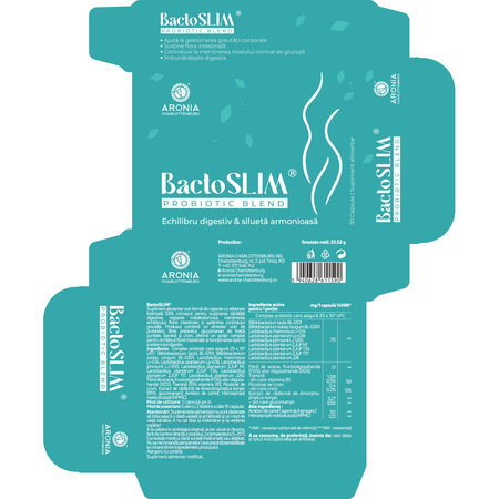 Probiotic blend BactoSlim, 30 capsule, Aronia Charlottenburg 728573