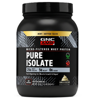 Pudra proteica din zer cu aroma de vanilie Pure Isolate, 653.4 g, GNC