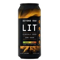 Bautura pre-workout cu aroma de jeleuri Beyond Raw Lit, 473 ml, GNC
