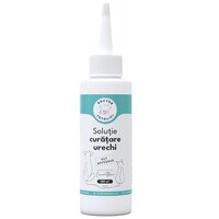 Solutie naturala pentru igiena auriculara de rutina la caini si pisici, 100 ml, Doctor Totolici