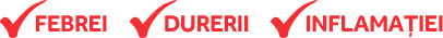 Febrei, durerii, inflamației