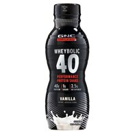 Shake proteic cu aroma de vanilie Wheybolic, 414 ml, GNC