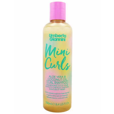 Sampon delicat pentru copii cu par cret sau ondulat Mini Curls, 250 ml, Umberto Giannini