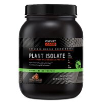 Pudra proteica vegana cu aroma de ciocolata si alune Plant Isolate, 929.6 g, GNC