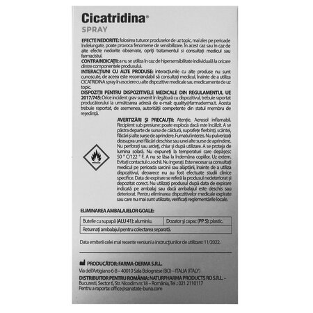 Pachet Cicatridina unguent 60 g + Cicatridina spray 125 ml, Naturpharma 729002