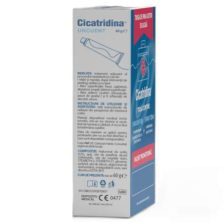 Pachet Cicatridina unguent 60 g + Cicatridina spray 125 ml, Naturpharma 729791