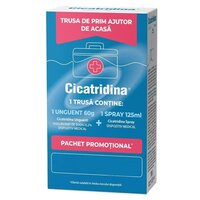 Pachet Cicatridina unguent 60 g + Cicatridina spray 125 ml, Naturpharma