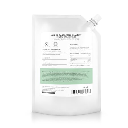 Supa de oase de miel irlandez pentru caini si pisici, 150 ml, Doctor Totolici 729253
